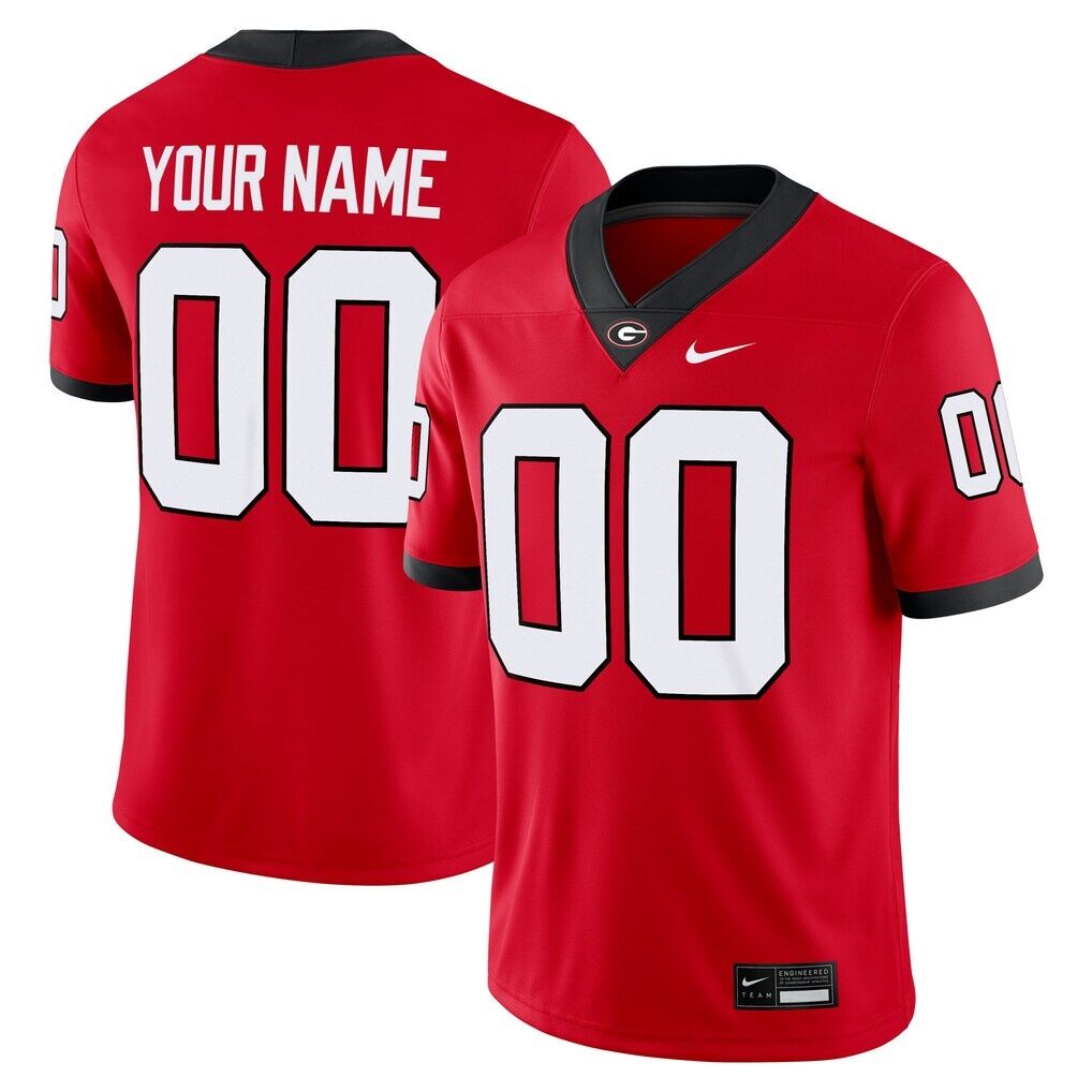 Georgia Bulldogs Nike Custom Football Game Jersey