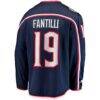 Adam Fantilli Columbus Blue Jackets Fashion7 Home Premier Breakaway Player Jersey - Navy - Detail View
