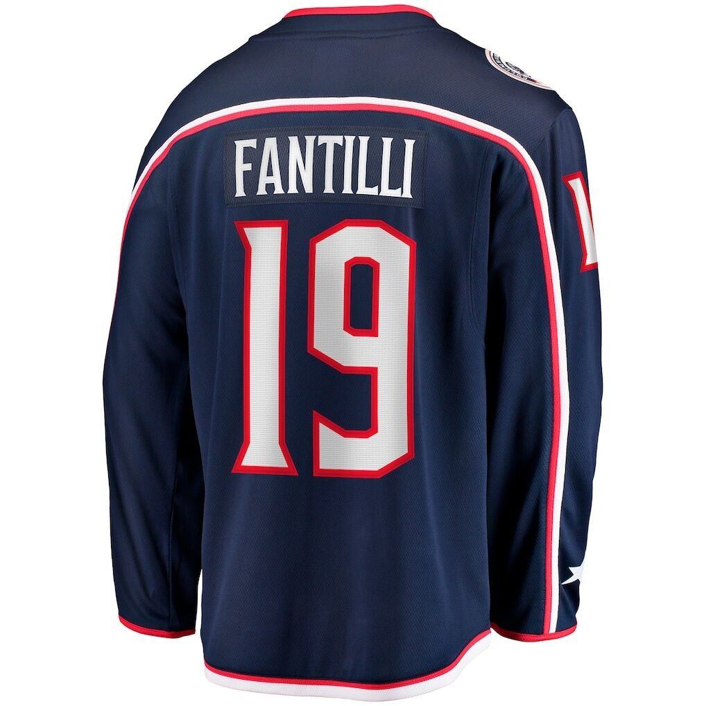 Adam Fantilli Columbus Blue Jackets Fashion7 Home Premier Breakaway Player Jersey