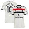 Marcus Rashford Manchester United adidas Originals 2024/25 Third Replica Jersey - Cream - Front View