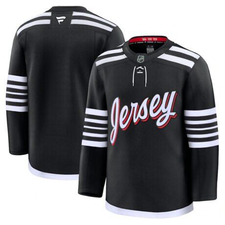 New Jersey Devils Fashion7 Alternate Premium Jersey - Black - Front View