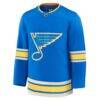 St. Louis Blues Fashion7 Alternate Premium Jersey - Blue - Side View