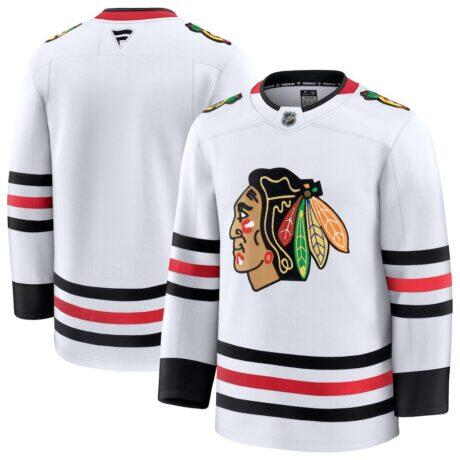 Chicago Blackhawks Fashion7 Away Premium Jersey - White - Front View
