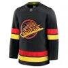 Vancouver Canucks Fashion7 Alternate Premium Jersey - Black - Side View