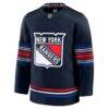 New York Rangers Fashion7 Alternate Premium Jersey - Navy - Side View