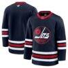 Winnipeg Jets Fashion7 Alternate Premium Jersey - Navy - Front View