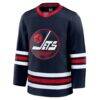 Winnipeg Jets Fashion7 Alternate Premium Jersey - Navy - Side View