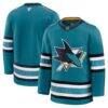 San Jose Sharks Fashion7 Home Premium Jersey - Teal - Front View