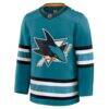 San Jose Sharks Fashion7 Home Premium Jersey - Teal - Side View