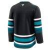 San Jose Sharks Fashion7 Alternate Premium Jersey - Black - Detail View