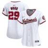 James Wood Washington Nationals Nike Women's Home Limited Player Jersey - White - Front View