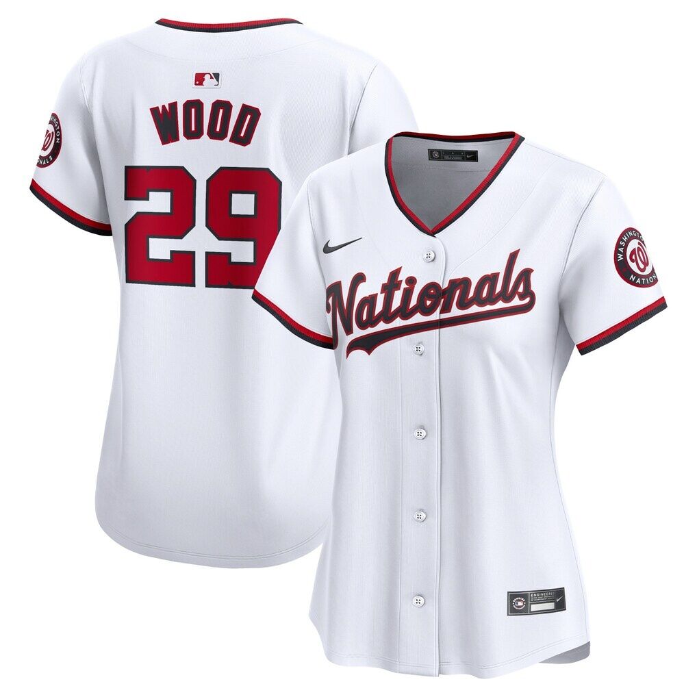 James Wood Washington Nationals Nike Women’s Home Limited Player Jersey
