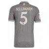 Jude Bellingham Real Madrid adidas Originals 2024/25 Third Authentic Player Jersey - Charcoal - Detail View