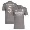 Jude Bellingham Real Madrid adidas Originals 2024/25 Third Authentic Player Jersey - Charcoal - Front View