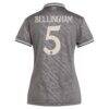 Jude Bellingham Real Madrid adidas Originals Women's 2024/25 Third Replica Player Jersey - Charcoal - Detail View