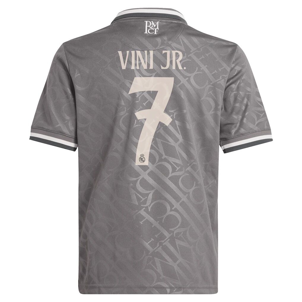 Vini Jr. Real Madrid adidas Originals Youth 2024/25 Third Replica Player Jersey