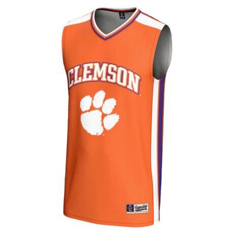 Clemson Tigers GameDay Greats Youth Spirit Basketball Jersey - Orange - Side View