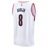 Deni Avdija Portland Trail Blazers Fashion7 Fast Break Replica Player Jersey - White - Detail View