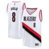 Deni Avdija Portland Trail Blazers Fashion7 Fast Break Replica Player Jersey - White - Front View
