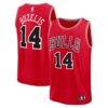 Matas Buzelis Chicago Bulls Fanatics Fast Break Replica Player Jersey - Red - Front View