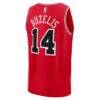 Matas Buzelis Chicago Bulls Fanatics Fast Break Replica Player Jersey - Red - Side View