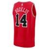 Matas Buzelis Chicago Bulls Fanatics Youth Fast Break Replica Player Jersey - Red - Side View