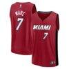 Kel'el Ware Miami Heat Fashion7 Youth Fast Break Player Jersey - Red - Front View
