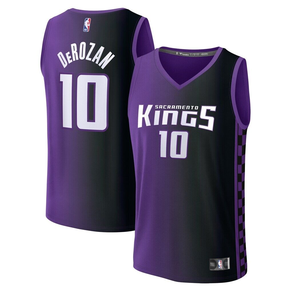 DeMar DeRozan Sacramento Kings Fashion7 Youth Fast Break Replica Player Jersey - Statement Edition