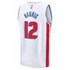 Tobias Harris Detroit Pistons Fashion7 Fast Break Replica Player Jersey - White - Detail View