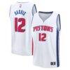 Tobias Harris Detroit Pistons Fashion7 Fast Break Replica Player Jersey - White - Front View