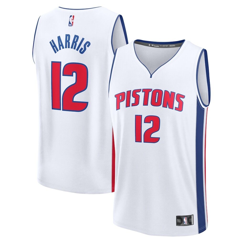 Tobias Harris Detroit Pistons Fashion7 Fast Break Replica Player Jersey - Association Edition