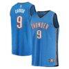 Alex Caruso Oklahoma City Thunder Fashion7 Fast Break Replica Player Jersey - Blue - Front View