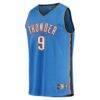 Alex Caruso Oklahoma City Thunder Fashion7 Fast Break Replica Player Jersey - Blue - Side View
