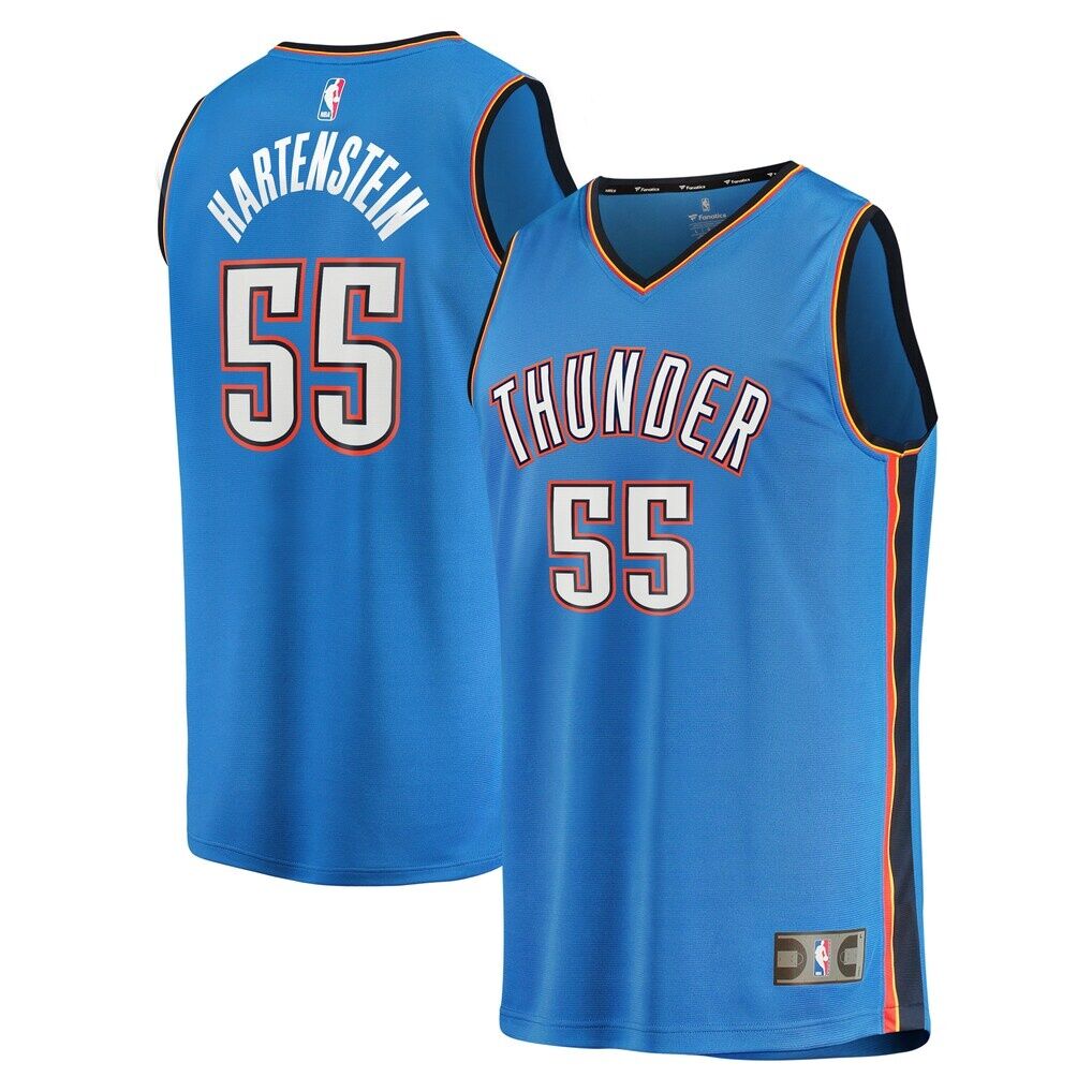 Isaiah Hartenstein Oklahoma City Thunder Fashion7 Fast Break Replica Player Jersey - Icon Edition