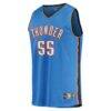 Isaiah Hartenstein Oklahoma City Thunder Fashion7 Youth Fast Break Replica Player Jersey - Blue - Side View