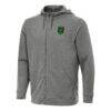 Austin FC Antigua Effortless Full-Zip Hoodie - - Front View