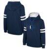 Dallas Mavericks Stadium Essentials Women's Road Game Pullover Hoodie - Navy - Front View