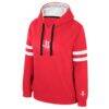 Houston Rockets Stadium Essentials Women's Road Game Pullover Hoodie - Red - Back View