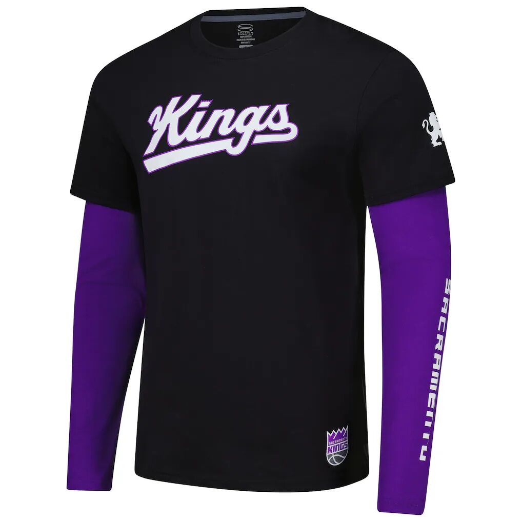 Sacramento Kings Stadium Essentials Unisex Spectator 2fer Long Sleeve  T-Shirt
