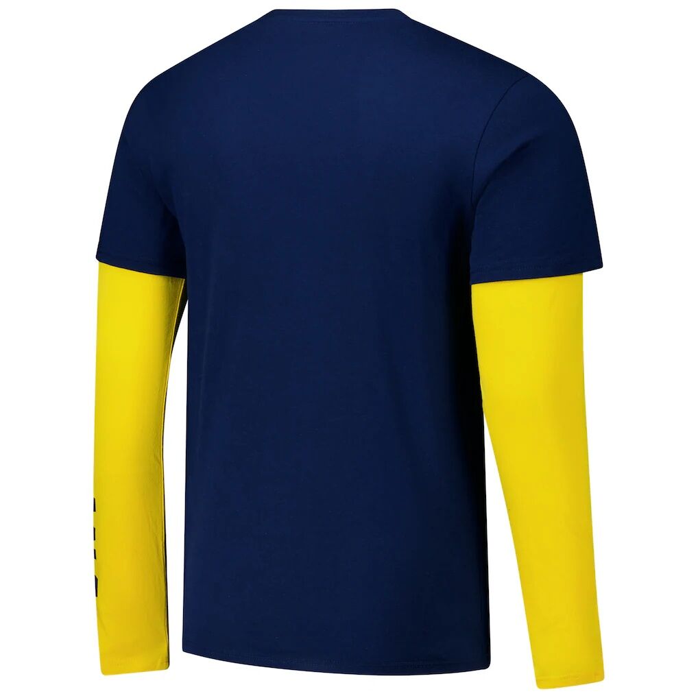 Indiana Pacers Stadium Essentials Unisex Spectator Twofer Long Sleeve  T-Shirt