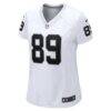 Brock Bowers Las Vegas Raiders Nike Women's Game Jersey - White - Side View