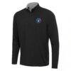 CF Montreal Antigua Content Quarter-Zip Jacket - Black - Front View