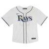 Tampa Bay Rays Nike Youth Home Game Jersey - White - Side View