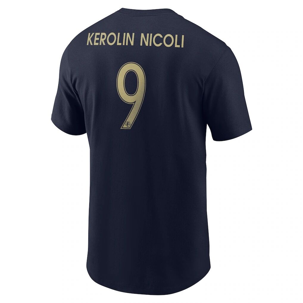 Kerolin Nicoli North Carolina Courage Nike Core Crew Neck T-Shirt