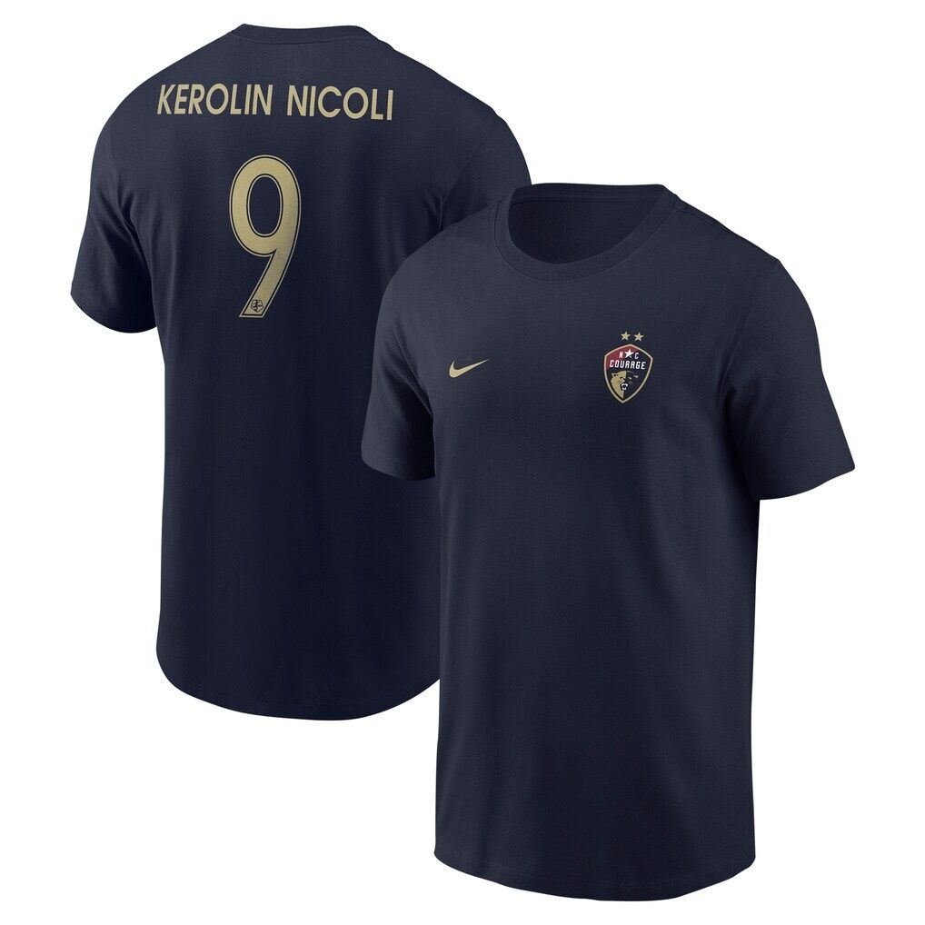 Kerolin Nicoli North Carolina Courage Nike Core Crew Neck T-Shirt