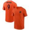 Diana Ordonez Houston Dash Nike Core Crew Neck T-Shirt - Orange - Front View