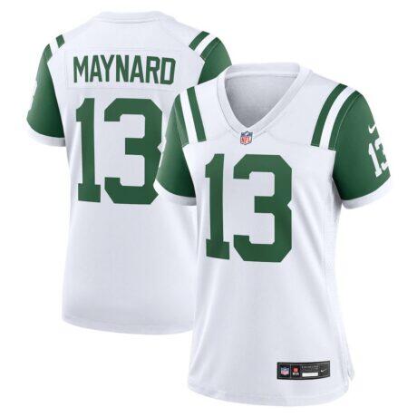 Don Maynard New York Jets Nike Women's Classic Alternate Retired Player Game Jersey - White - Front View