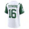 Vinny Testaverde New York Jets Nike Retired Player Alternate Game Jersey - White - Detail View