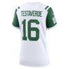 Vinny Testaverde New York Jets Nike Women's Classic Alternate Retired Player Game Jersey - White - Detail View