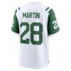 Curtis Martin New York Jets Nike Retired Player Alternate Game Jersey - White - Detail View